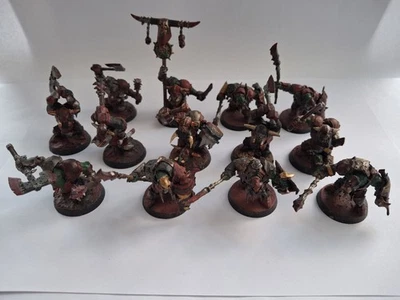 13 x Orruk Warclans Ardboyz, Black Orcs, Warhammer Age of Sigmar AOS Iron Jawz 2 - Image 1 of 4