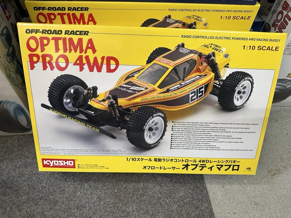 Kyosho 1 10-Scale Optima Pro EP 4WD Racing Buggy - 30620