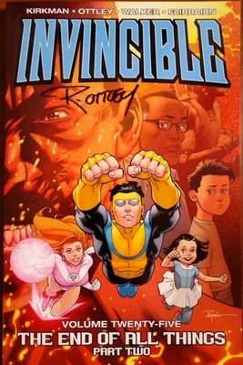 Invincible TPB Vol 25 Part 2 SIGNED BY "Ryan Ottley" w/COA  - Image 1 of 4