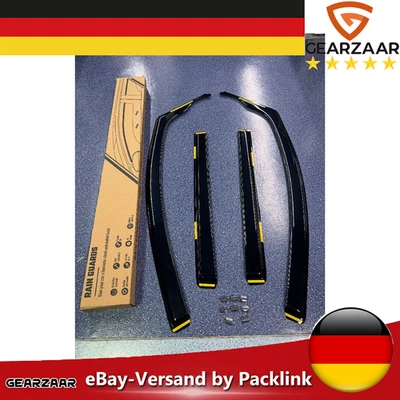 4 Stück Windabweiser Set für VW Touran 2003-2015 5-Türer mit V-Klips - Bild 1 von 4