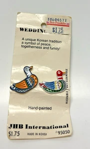 Knöpfe JHB International Hochzeit Enten 2er Set - Bild 1 von 2