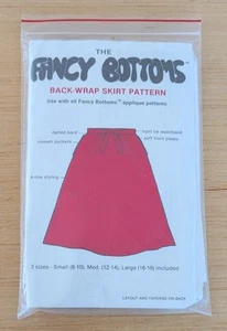 Fancy Bottoms Back Wrap Skirt Pattern Size 8-18 Uncut - Picture 1 of 2