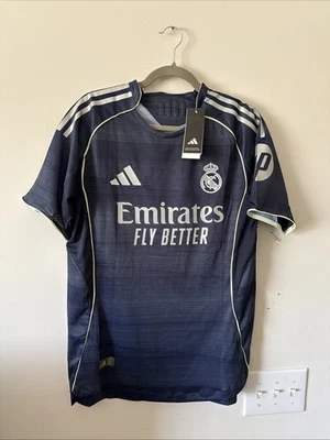 Men’s adidas Authentic Real Madrid 2025/26 Jude Bellingham #5 Sz M - Away NWT - Image 1 of 4