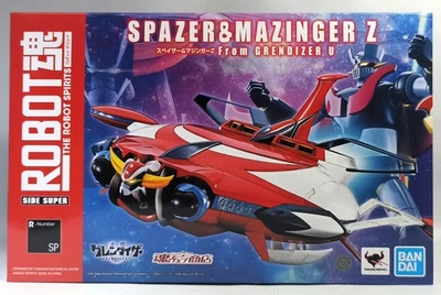 BANDAI ROBOT SPIRITS GRENDIZER U SPAZER & MAZINGER Z 6" DIE-CAST SET SEALED - Image 1 of 4