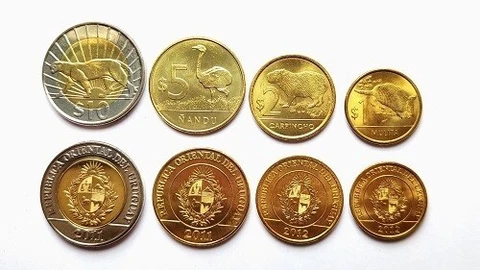 Uruguay 4 coins set 2011-2012 (#299) Cover
