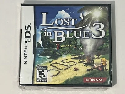 Lost in Blue 3 (Nintendo DS, 2008) Brand New Sealed TEAR IN THE SEAL Konami - Image 1 of 4