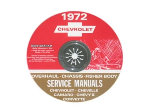Corvette 1972 manual de tienda y servicio en CD - Imagen 1 de 1