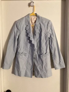 Women NWOT "Rebecca Taylor" light powder blue, 2 button jacket. Size 6 Reg. $500 - Picture 1 of 2