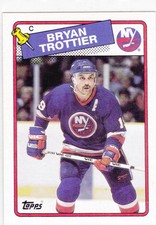88/89 TOPPS...BRYAN TROTTIER...CARD # 97...ISLANDERS...FREE COMBINED SHIPPING