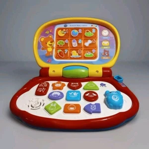 Vtech Brilliant Baby Laptop Learn Color Shape Animals Music And Lights Activity - Picture 1 of 3