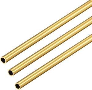 Brass Round Tube 20mm OD 0.5mm Wall Thickness 300mm Length x 3 pieces - Picture 1 of 3