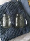 Vintage 1976 Jack In The Box Liberty Mugs set  of 2 Glass Embossed "1776-1976" 