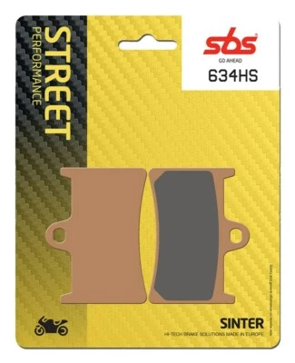 SBS 634HS PASTIGLIE FRENO ANTERIORE SINTER YAMAHA YZF R1 1000 2000-2001 - Imagem 1 de 4