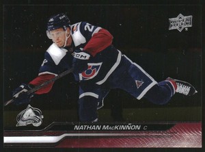 2023-24 Upper Deck Clear Cut #42 Nathan MacKinnon 