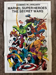 1983 Marvel Secret Wars Comic Shop 22" x 34" Promo Poster - Picture 1 of 5