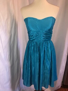 New Jessica Simpson Women's Sweetheart Neckline Cocktail Dress Size 8 Blue D3 - Picture 1 of 8