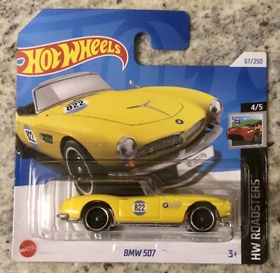 Hot Wheels BMW 507 GIALLA 2024 1:64 - Immagine 1 di 2