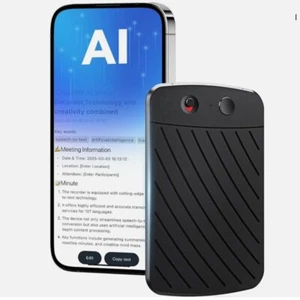 AI Voice Recorder,Note Voice Recorder with Two-Way Transl & Transcribe Summarize - Picture 1 of 13