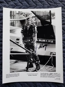 Street Fighter JEAN CLAUDE VAN DAMME Authentic Signed Autographed 8x10 Photo  - Picture 1 of 1