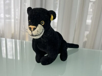 Steiff Tier Stofftier Sammler Dschungelbuch Panther Bagheera Baghira 25 cm. Top  - Bild 1 von 4