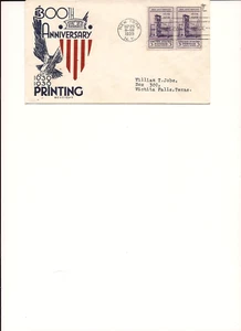 US # 857, FDC addressed - Picture 1 of 1