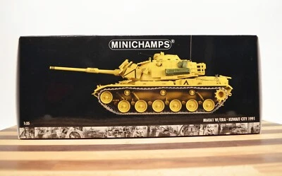 MINICHAMPS - 1:35 Scale M60A1 W/Era Kuwait City 1991 Model Tank- New in Box - Image 1 of 4