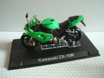 Kawasaki  ZX - 10 R Grün   -  Top Modell   1:24 - Bild 1 von 3