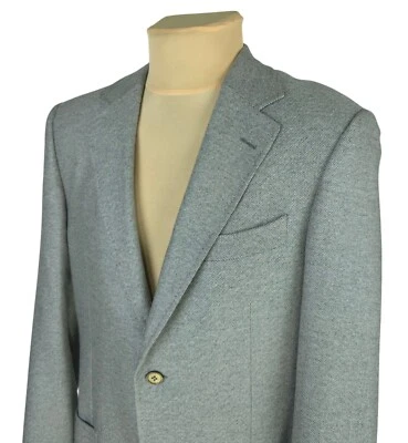 Suitsupply Mens Gray Wool Cashmere Blazer Jacket Size UK/US 40L | EU 98 - Image 1 of 4