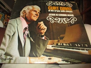 1972 CURT DAVIS Jesus Is Coming Again LP Singcord 883 Xian Gospel Organ VG/NM - Picture 1 of 3