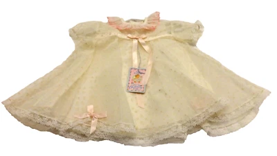 Nuevo con etiquetas Vestido Vintage Lassie Togs Bebé Niña Talla 6-9 Meses Foto 1 de 3