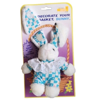 NEW Vintage Dan Dee Mini Bunny Rabbit Plush For Easter Baskets Hangs On  - Image 1 of 4