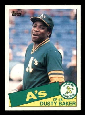 1985 Topps Traded #4T Dusty Baker Athletics Ex-Mint z07 - Image 1 of 2