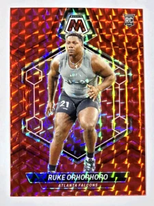 2024 Panini Mosaic Ruke Orhorhoro Red Mosaic Prizm Rookie #335 - Picture 1 of 2