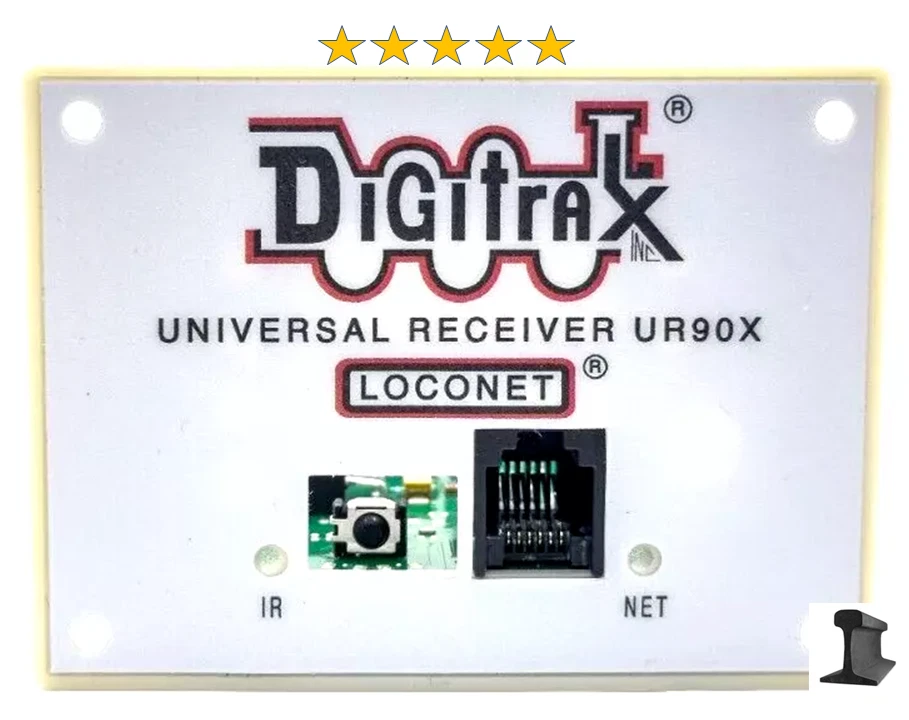 Digitrax ~ New 2025 ~ UR90X LocoNet Infrared Wireless Receiver ~ Replaces UR90 - Image 1 of 1