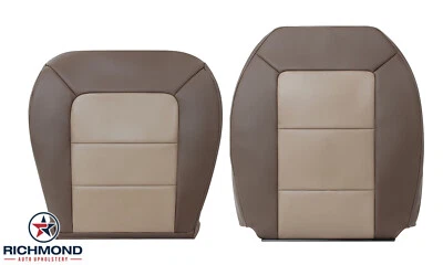 2003-2005 Ford Explorer Sport Trac -Driver Side Complete Leather Seat Covers Tan - Image 1 of 4