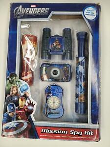 Marvel Avengers - Mission Spy Kit Toy Includes Camera, Binoculars, Flashlight,