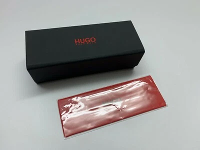 Estuche Boss Hugo Negro Gafas de sol Anteojos Duros Gafas de sol Estuche Grande Foto 1 de 4