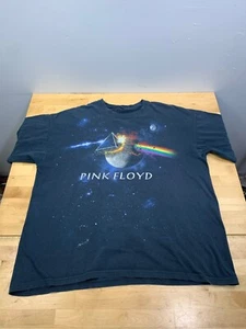 Pink Floyd Dark Side of the Moon Shirt Adults XL Black Rock Band Space 11394 - Picture 1 of 10