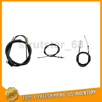 3 cables de freno de estacionamiento delanteros traseros para Ford Bronco II 2,9 L Foto 1 de 4