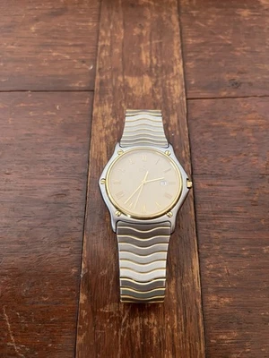 Vintage Ebel 18k & Steel 34mm Quartz Watch 183903 - Image 1 of 4