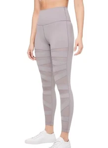 Lululemon Wunder Under Pant High-Rise Tech Mesh 28" Leggings Sz 8 in Dark Chrome - Picture 1 of 13