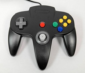 Nintendo N64 USB Controller Black Gamepad Computer Equipment Computer Equipment