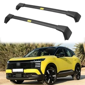 2Pcs Aluminum Roof Rail Rack Cross Bar Crossbar Fit for Nissan Kicks 2025 2026 - Picture 1 of 9