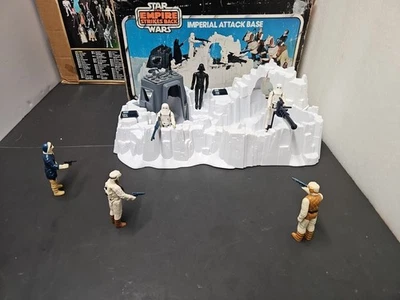 Star Wars 1980 Imperial Attack Base Fantástico Estado Completo Con Caja  Foto 1 de 4