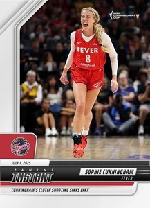 2025 Panini Instant WNBA #123 Sophie Cunningham Indiana Fever PRESALE - Picture 1 of 2