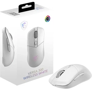MSI VERSA 300 WIRELESS WHITE Gaming Mouse - 8000 DPI Optical Sensor, 1000 Hz pol - Picture 1 of 7