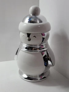 Tarro de galletas Christmas Penguin edición limitada Slatkin & Co Bath & Body Works 2008 - Imagen 1 de 5