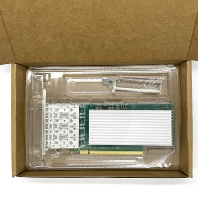 intel E810-XXVDA4 Ethernet 25GbE PCI-E 4-Port SFP28 Ethernet Network Adapter - Image 1 of 4