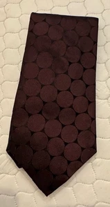 Banana Republic Tie Silk Maroon Purple Black Ancient Madder 3.75” X 57” Italy - Picture 1 of 3