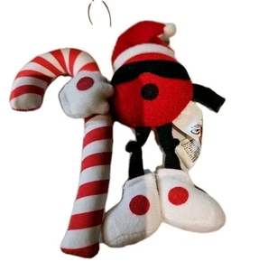 Vintage 7 Up Red Spot Plush Advertising Ornament Sunglasses 90s Soda 6 1/2” - Picture 1 of 6